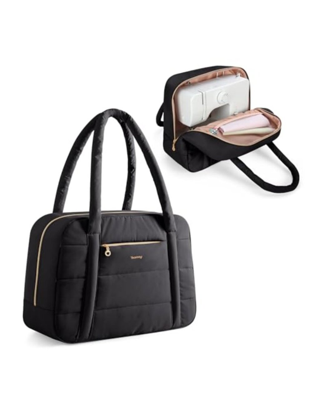 Padded Sewing Machine Carrying Case Taslan Tote Bag Storage
